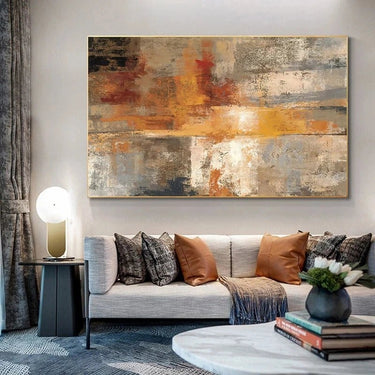 Vibrant Modern Abstract Canvas Wall Art – Bold Colors & Contemporary Style - InspiredGrabs.com